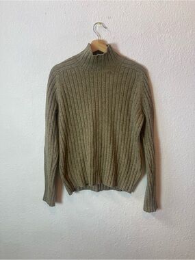 Vintage Abercrombie and Fitch muscle Wool blend mock neck knit sweater size M
